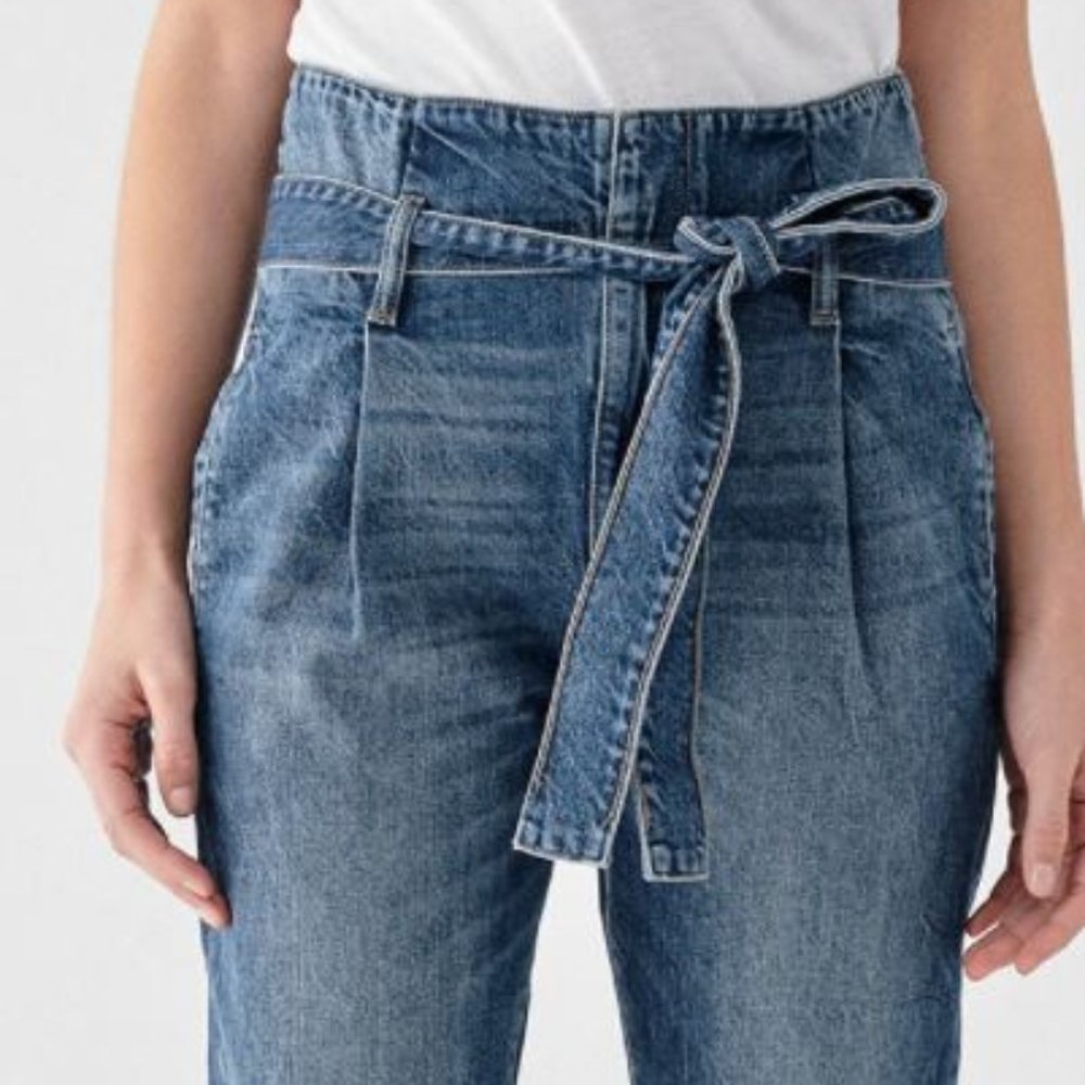 SUSIE TAPERED:PAPER BAG HIGH RISE ABERDEEN